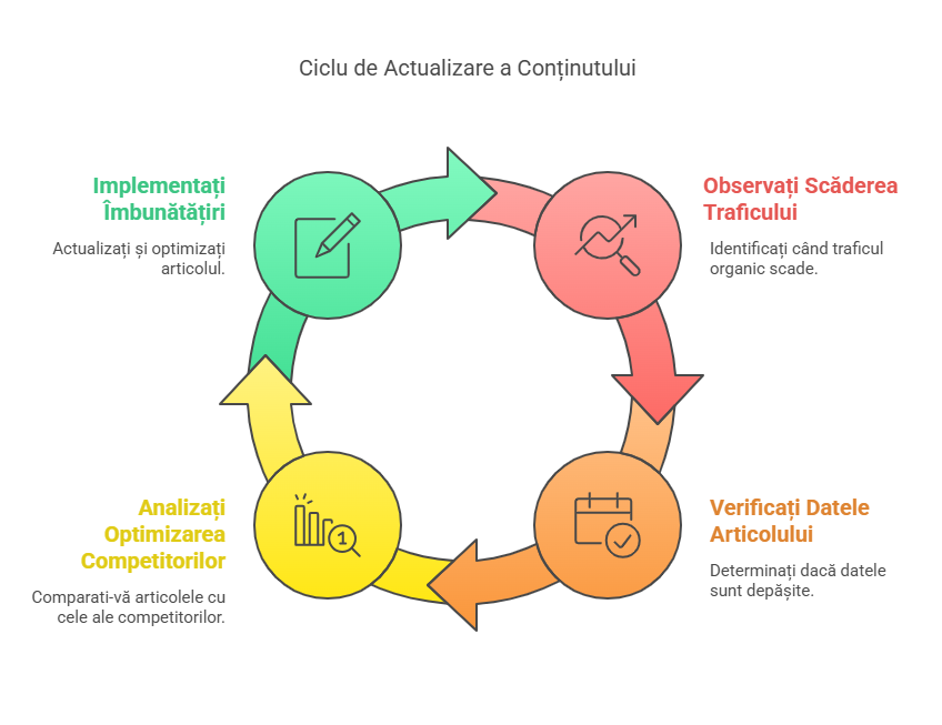 actualizarea continutului SEO