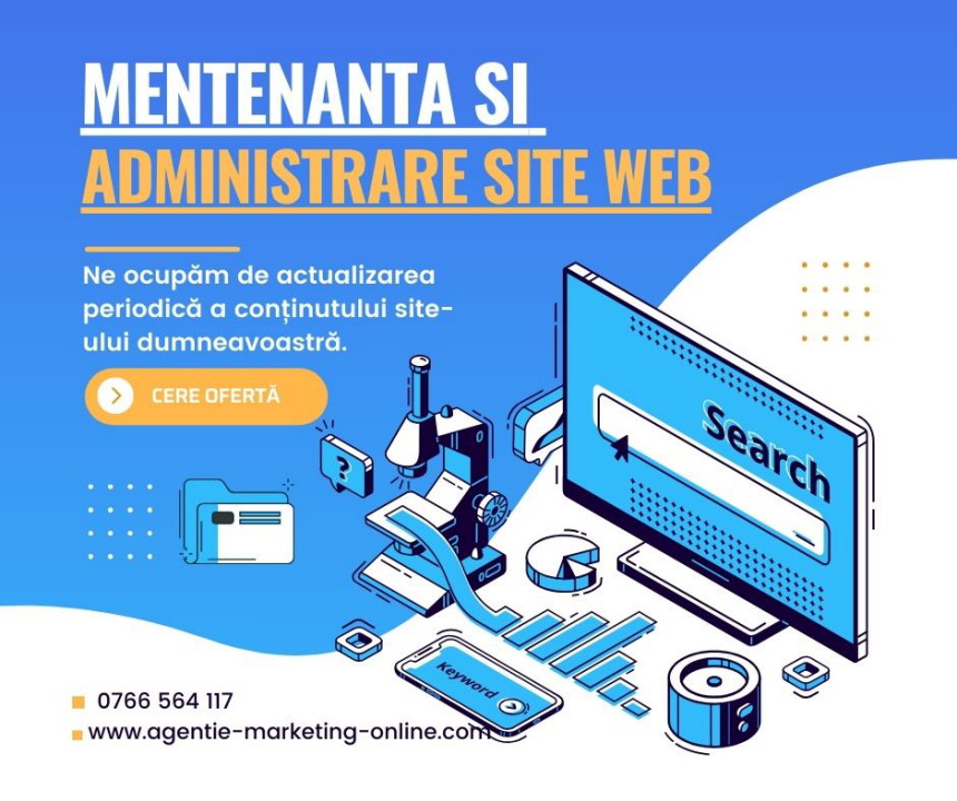 servicii administrare website
